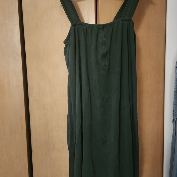 Elegant Green Women's Pajama Dress - Picture 1 of 4